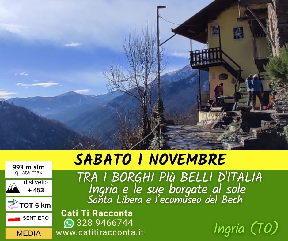 escursione Ingria - Santa Libera - ecomuseo Bech